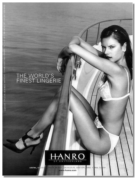 Alessandra Ambrosio для журнала Hanro - 3 фото