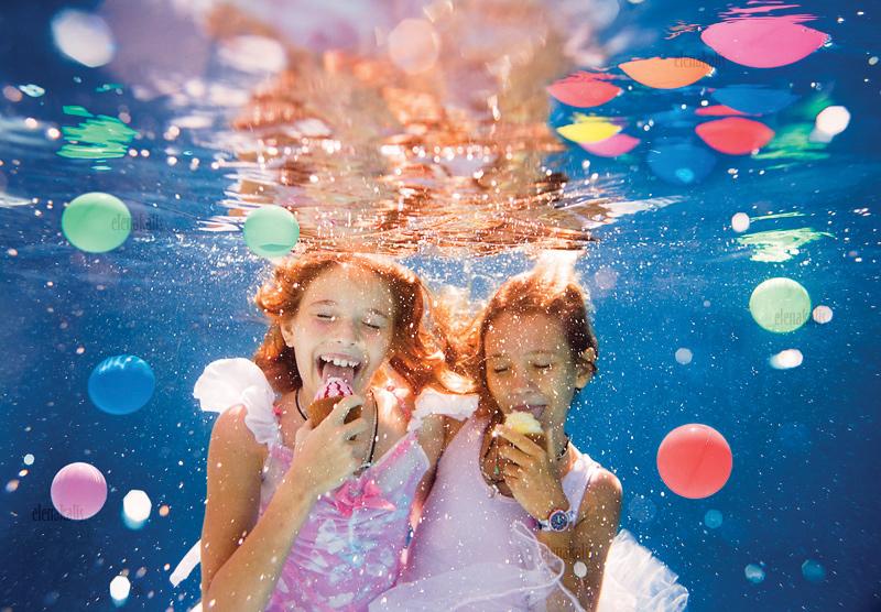 Волшебство под водой. Фотограф Elena Kalis