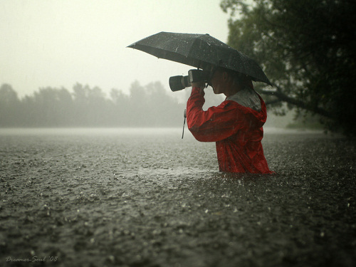 "Фото под дождем"