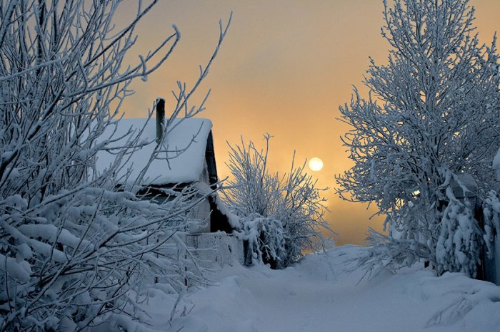 Зимние пейзажи (29 фото)