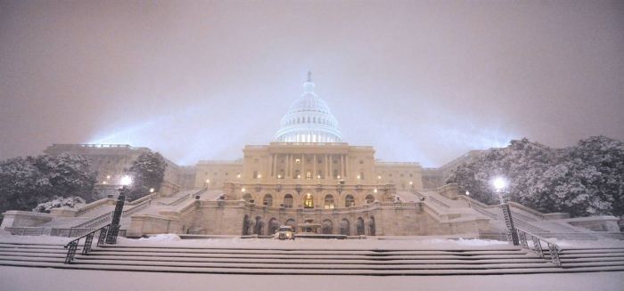 Вашингтон в снегу