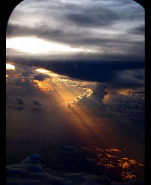 Из окна самолета