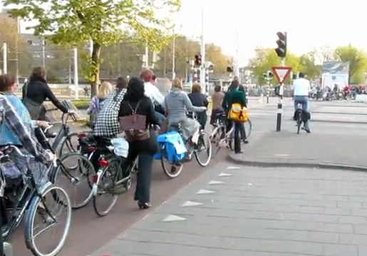 Велосипедисты в Нидерландах