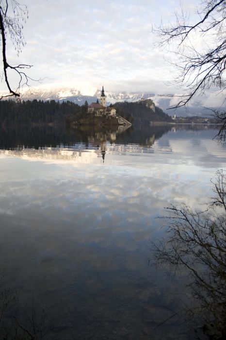 Сказочный остров на озере Блед в Словении