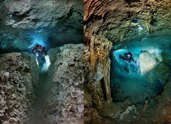 Мексиканские подводные пещеры от Анатолия Белощина