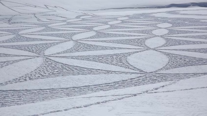 Снежное искусство Симона Бека