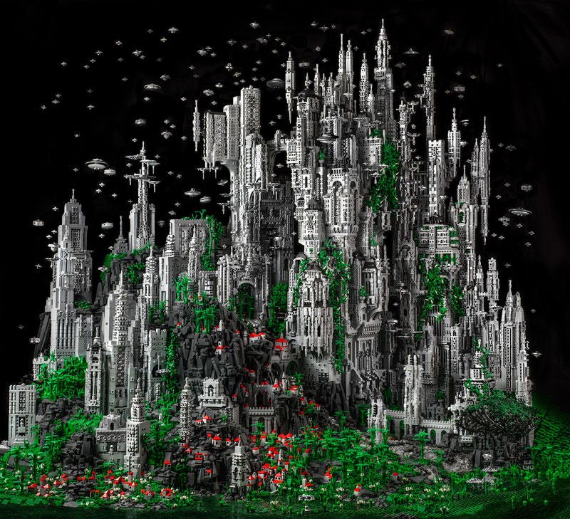 Фантастический мир из 200 000 деталей Lego