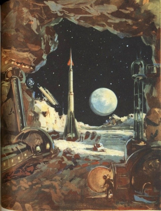 Колонизация Луны по версии советских художников