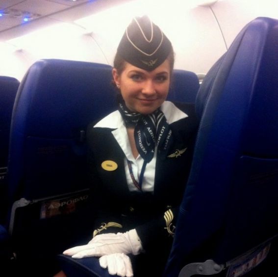 Привлекательные русские стюардессы