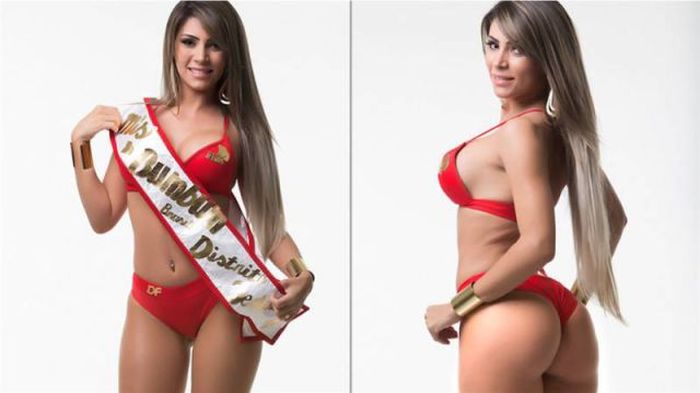 Участницы конкурса ''Мисс бразильская попа 2014''