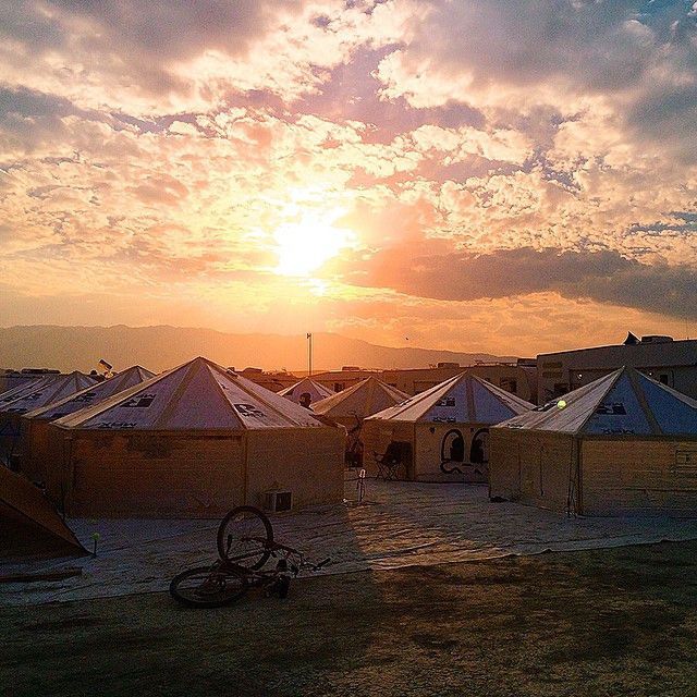 Закрытие фестиваля ''Burning Man 2014'' в Неваде