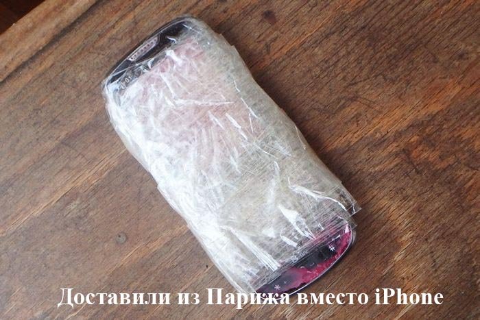 По пути из Парижа в Санкт-Петербург iPhone 4 превратился в муляж (2 фото)