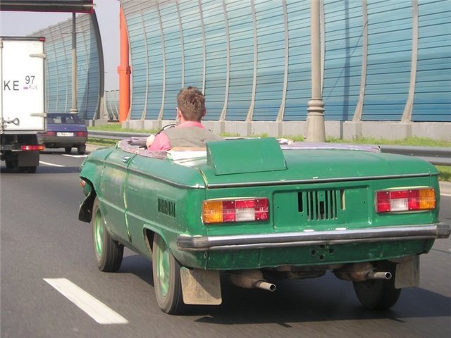 Кабриолет из Российских автомобилей (29 фото)