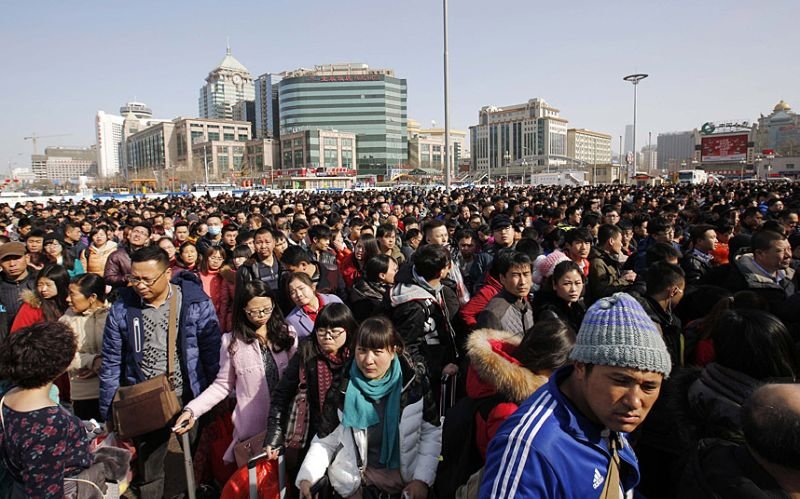 Новогодняя миграция Китайцев