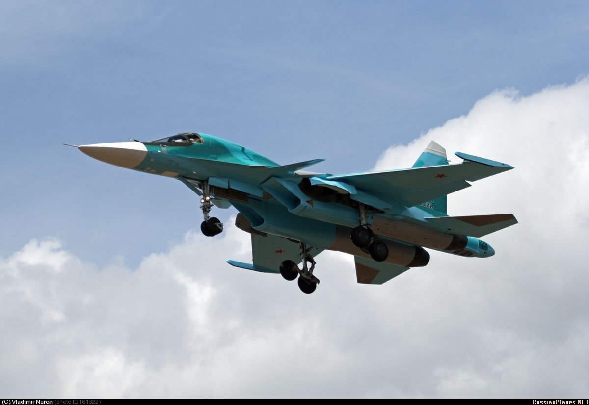 Новый Российский самолёт Су-34 (10 фото)