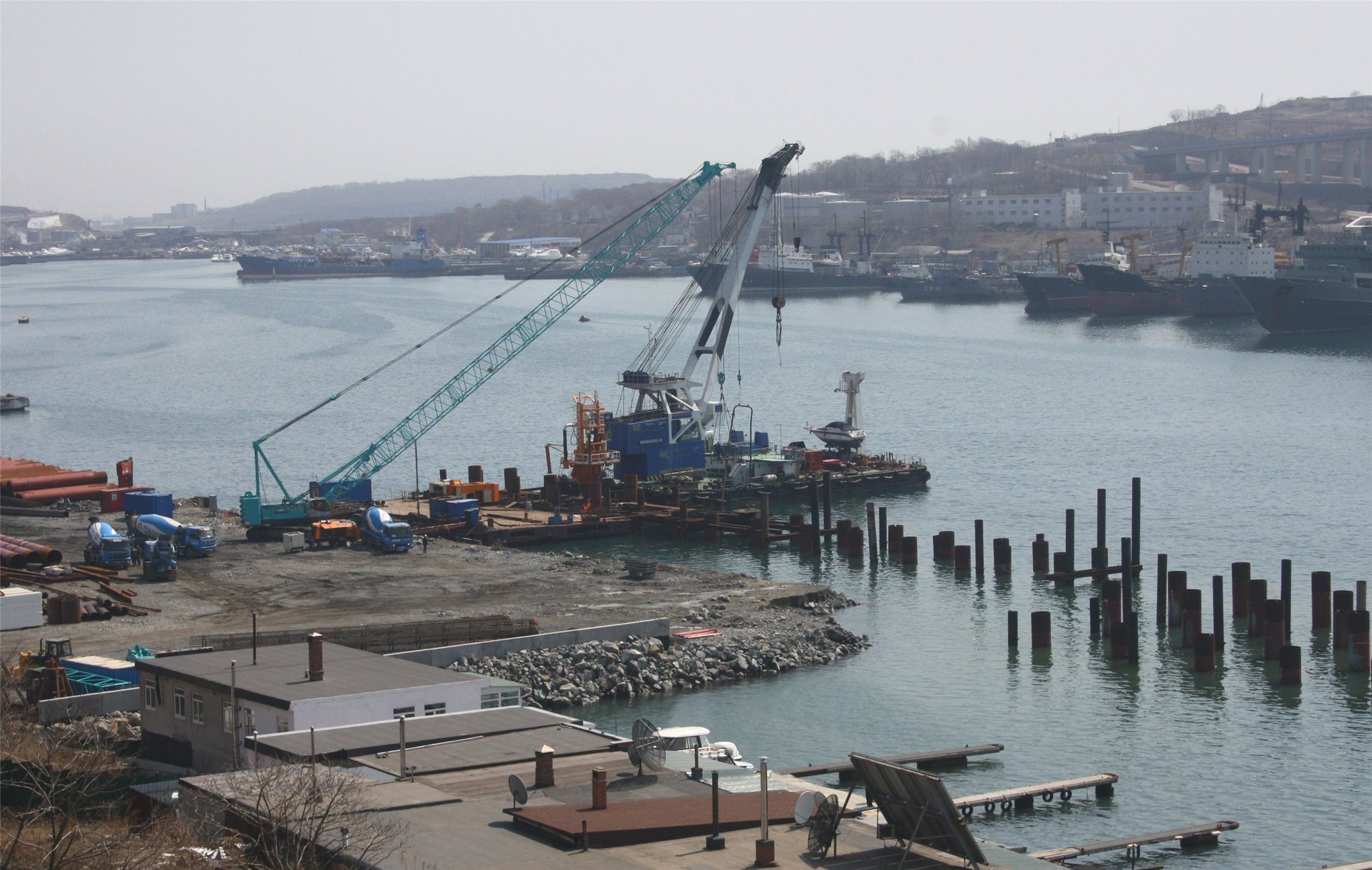 Реконструкция военно-морской базы во Владивостоке