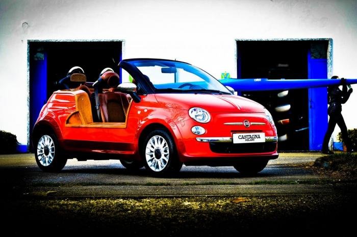 Пляжный кабриолет из Fiat 500