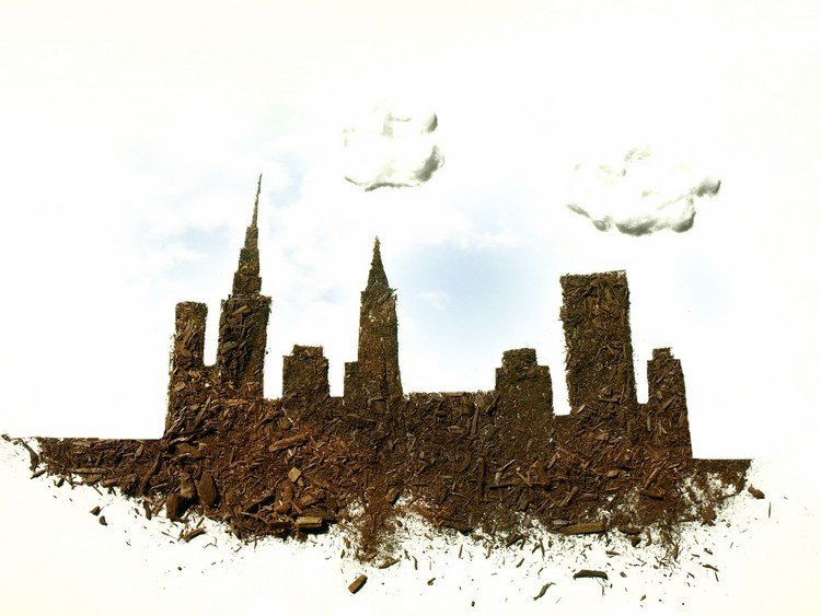 Необычные работы Сары Росадо созданные из грязи (15 фото)