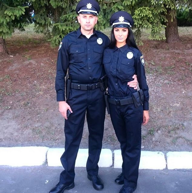 Сотрудница патрульной полиции Киева Людмила Милевич