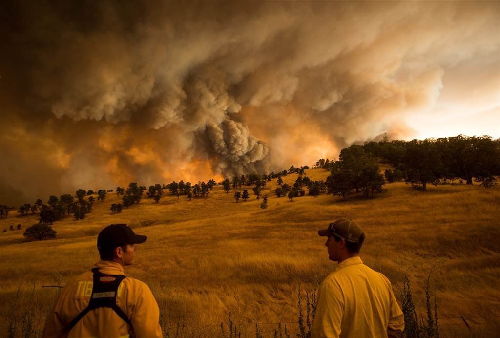 Пожар в Калифорнии (10 фото)