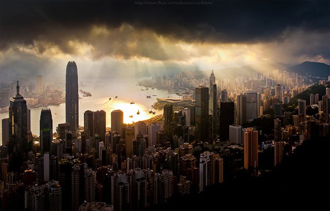Гонконг - яркий и контрастный город (13 фото)