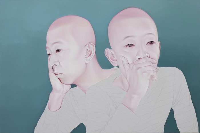 Грустные люди в картинах Sungsoo Kim (10 фото)