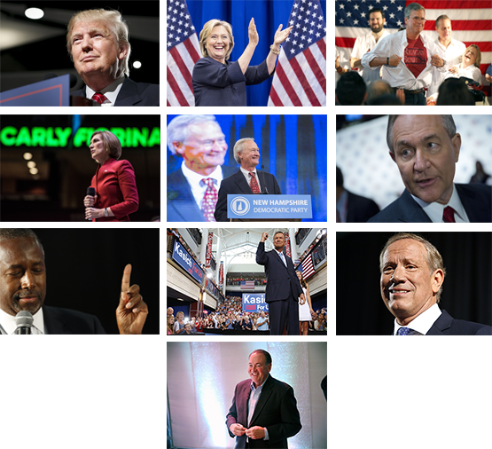 Кандидаты в президенты США выборы на 2016 год (10 фото)