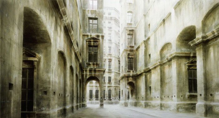 Несуществующий город в картинах Stefan Hoenerloh (23 фото)