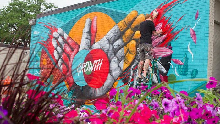 Фестиваль граффити Murals in the Market (30 фото)