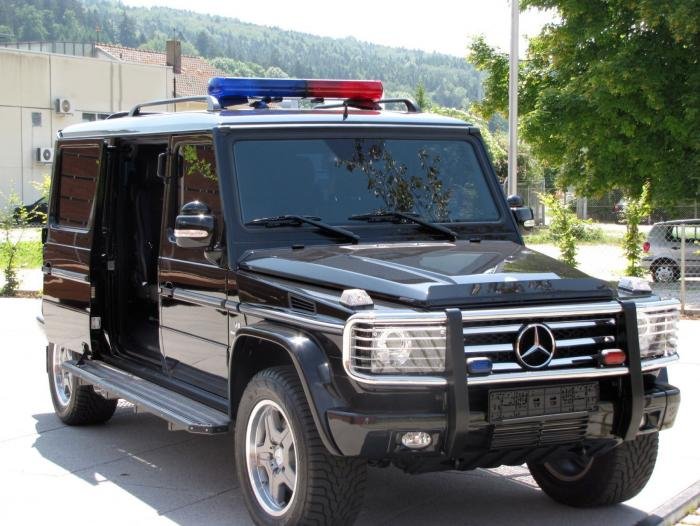 Mercedes Benz G XXL автомобиль соправождения VIP-персон (9 фото)