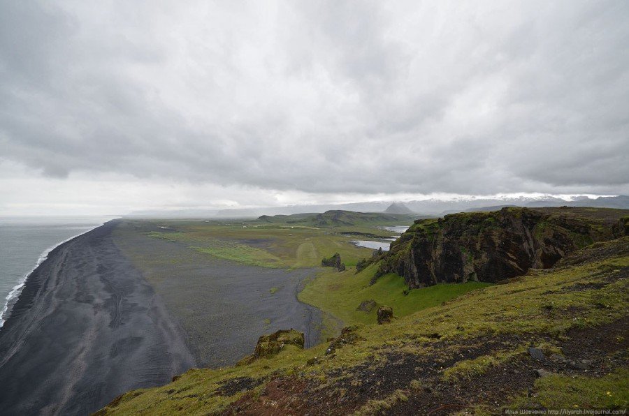 Южное побережье Исландии - Водопады Сельяландсфосс и Скоугафосс (18 фото)