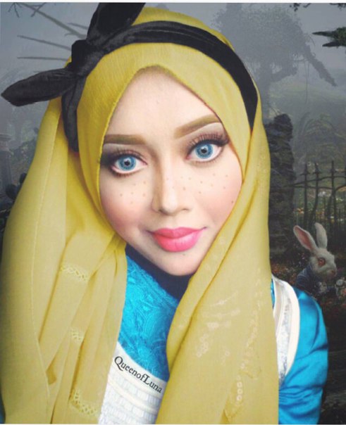 Эта удивительная девушка использует свой хиджаб, чтобы превращаться в персонажей Диснея