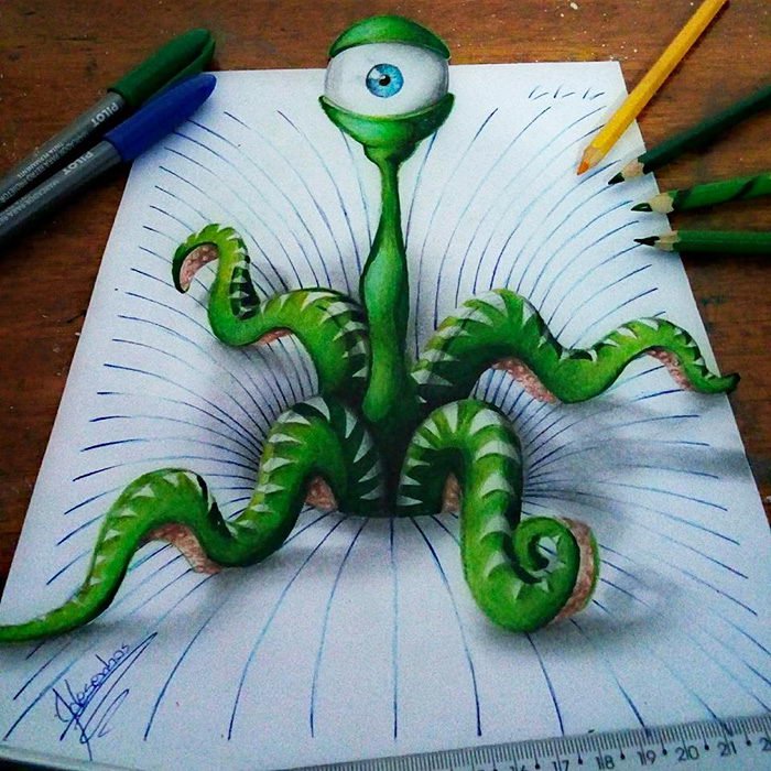 3D-рисунки 16-летнего школьника Joao Carvalho