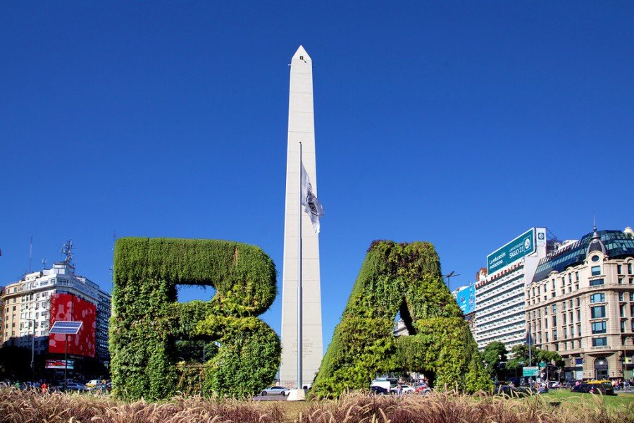 Буэнос Айрес вид города сверху