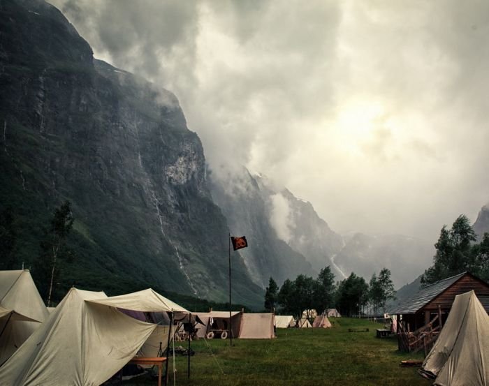 Норвежский фестиваль викингов в деревне Гудванген