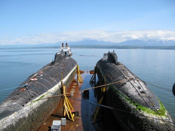 Состояние старых подводных лодок