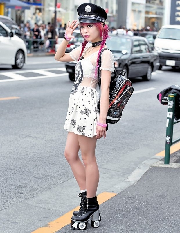 Мода молодёжи на улицах Токио