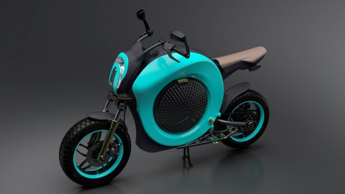 Изящный электробайк Grasshopper Concept Bike