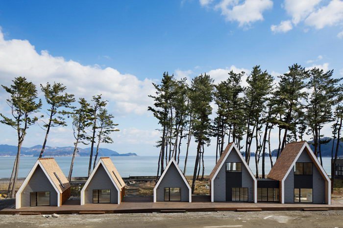 Архитектурное поселение в Японии Zai Shirakawa