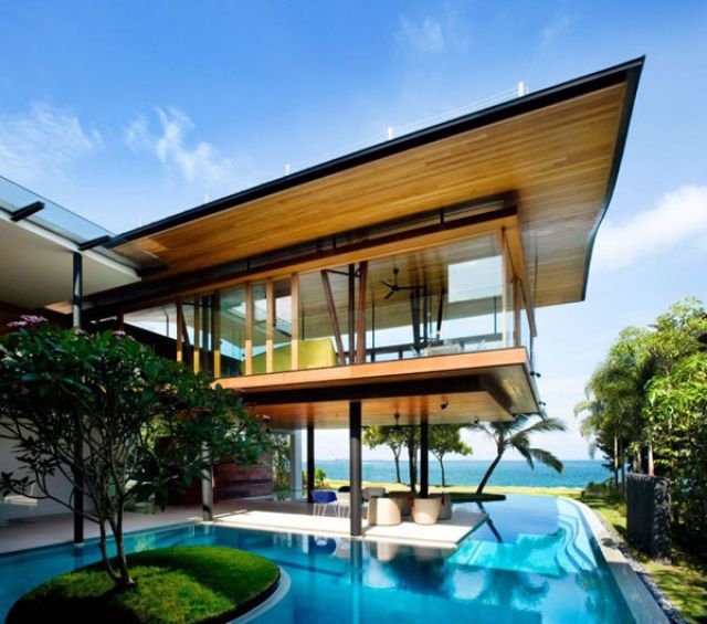 Тропический дом в Сингапуре