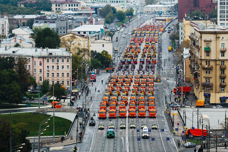 Московский парад городской техники