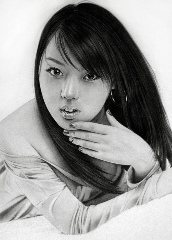 Графитовые портреты Кена Ли