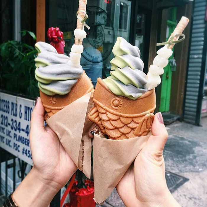 «Рыбное» мороженое в Нью-Йорке