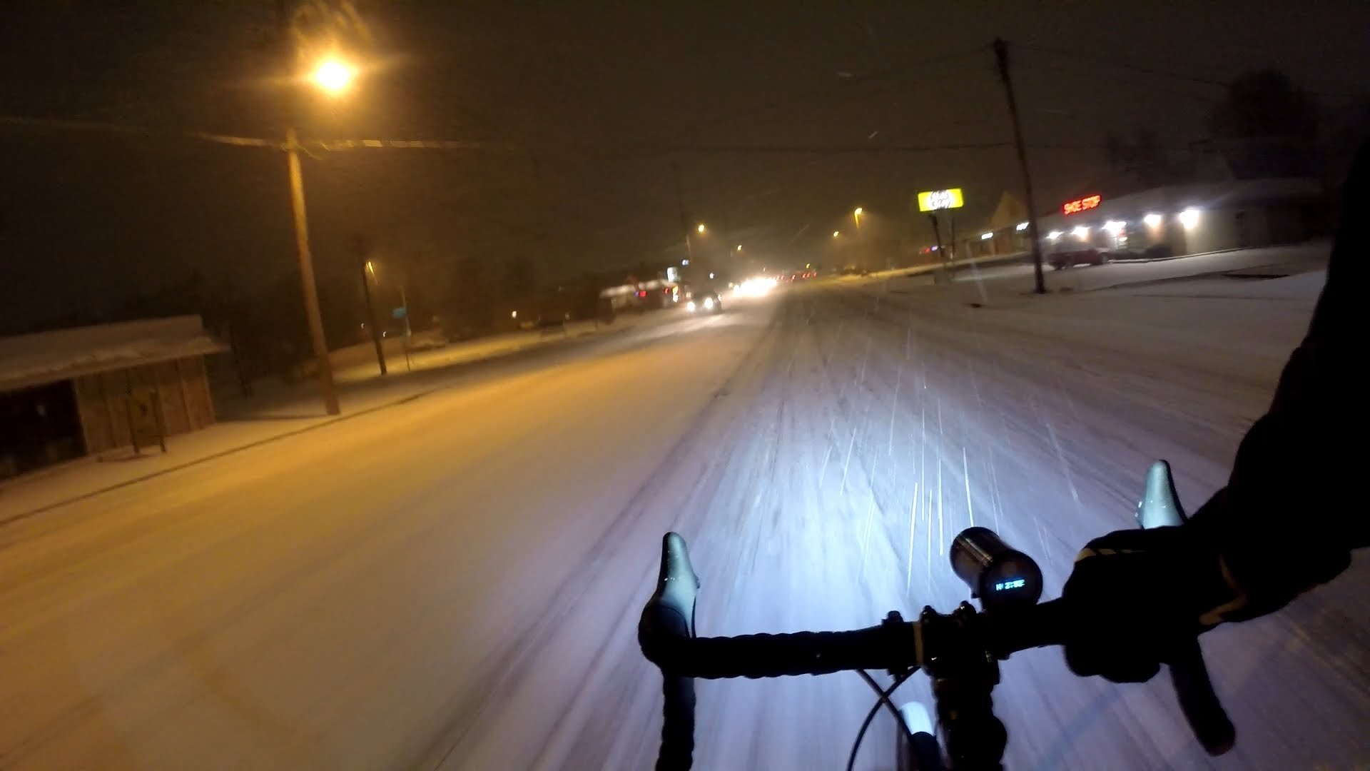 Подборка видео: Катание на велосипеде зимой