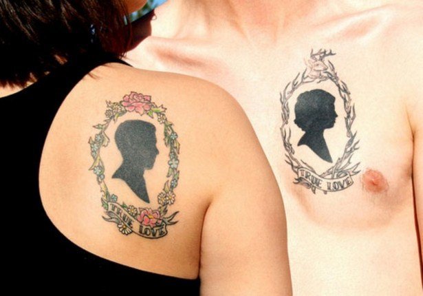 Парные татуировки для возлюбленных