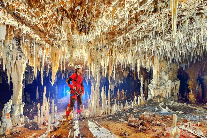 Доломитовая известняковая пещера в Бразилии выглядит как другая планета