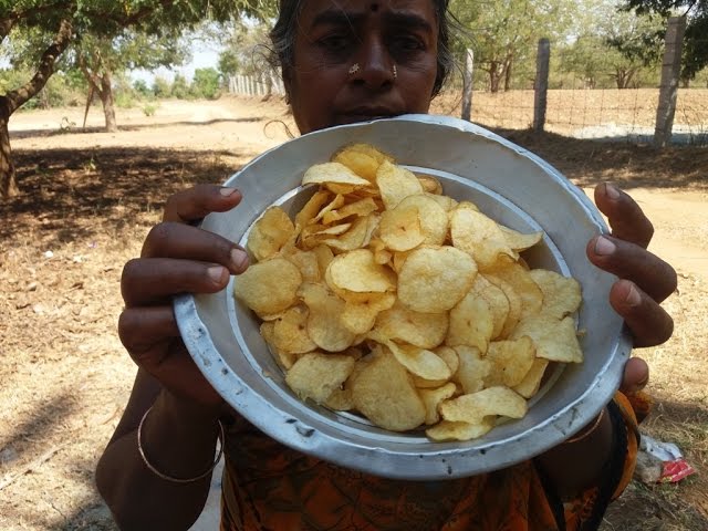 Прикольная Индия: как они делают настоящие вкусные Чипсы из картошки