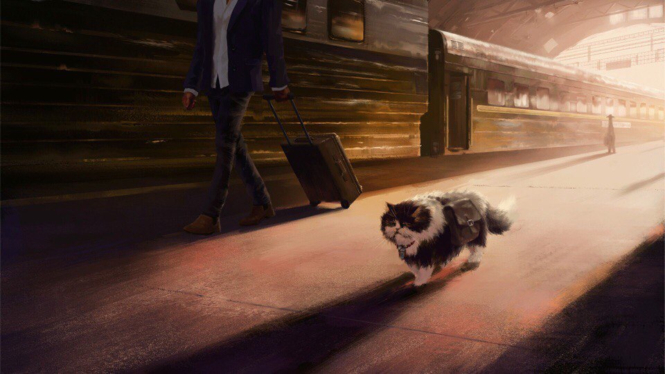Кот-путешественник, или долгая дорога домой (художник: Эндрю Пальянов)