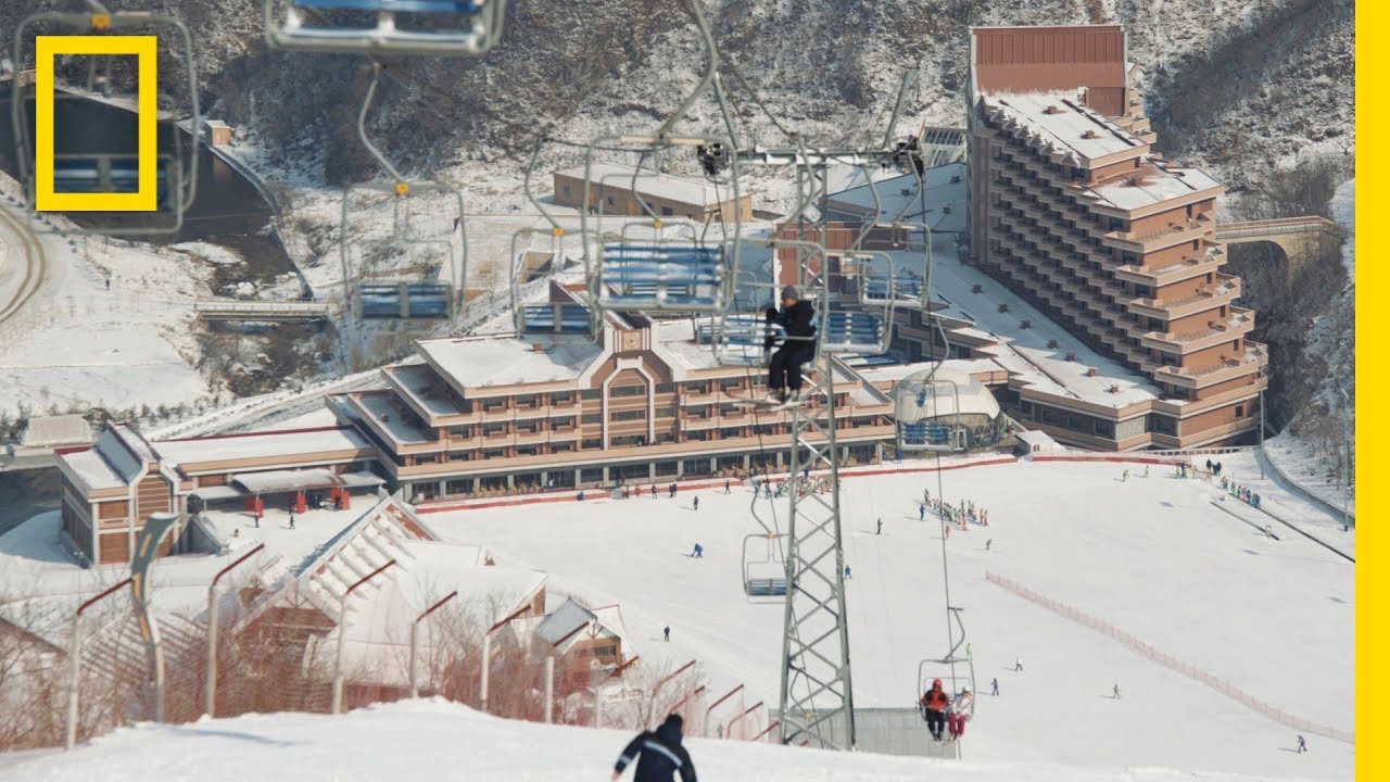 Сноубордист Jamie Barrow посетил Северную Корею и покатался на горнолыжных склонах