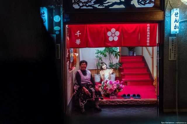«Квартал красных фонарей» в японской Осаке
